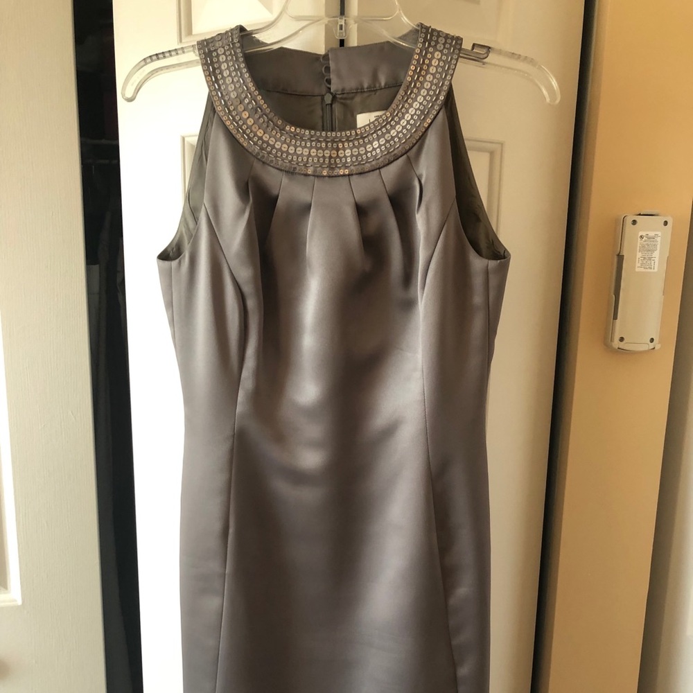 Loft silver/gray dress